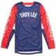 thumbnail image 1 of Maillot Moto Troy Lee Designs GP Pro Boltz azul marino/rojo para adultos, 1 of 9