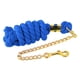 thumbnail image 4 of Cuerda De Guía De Caballo De Algodón Trenzado Con Accesorios De Cadena Azul 3 Metros, 4 of 5