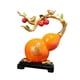 thumbnail image 2 of Estatua De Calabaza China, Pieza Central De Mesa Para Estudio, Sala De Estar, Dormitorio, Color Naranja, 2 of 5