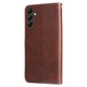 thumbnail image 3 of Funda tipo cartera para Samsung Galaxy A14 5G con bolsillo con cremallera y ranuras para tarjetas – Función de soporte Marrón, 3 of 6