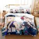 thumbnail image 1 of VTuber Ninomae Bedding Set Bed Set Aldult Kid Bedroom Duvetcover Sets Kawaii, 1 of 5