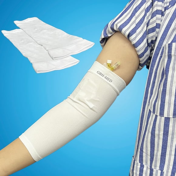 Cubierta para Manguito de Brazo GBH-MED Línea PICC 23-36 cm Blanca 2 Piezas