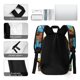 thumbnail image 5 of Hoja Rodante-theme Backpack, Campus style schoolbag Bookbag with Adjustable Shoulder Straps And Large Zip Compartment, Unisex Travel Bags.42x30x15cm, 5 of 6