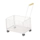 thumbnail image 1 of Cesta De Almacenamiento Con Ruedas Para Libros, Dormitorio, 53 X 36 X 34 Cm, Color Blanco, 1 of 5