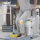 thumbnail image 4 of Rieles de seguridad para inodoros Lianjindun, plegables y portátiles, 160 kg, 4 of 6