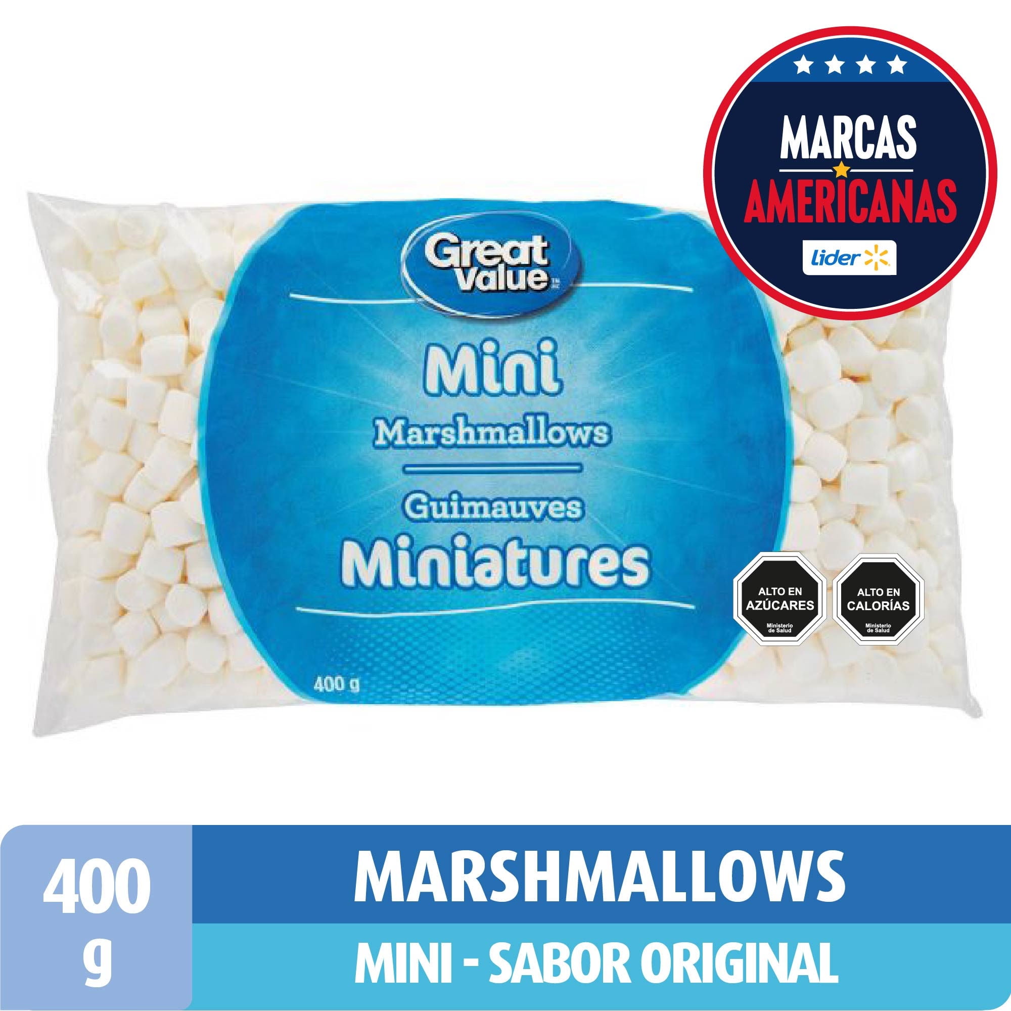 Marshmallows Original Mini 400 g Great Value