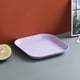 thumbnail image 1 of Xiao Hua Bandeja Poco Profunda de Paja de Trigo de 5.9 Pulgadas 0.59in de Alto - Adecuada para Microondas y Lavavajillas, Plato de Plástico Resistente y No Frágil -4 Piezas, Morado, 1 of 4