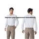 thumbnail image 5 of Sujetadores para Camisa LazarsSpace para Hombre 1 Par Negro, 5 of 7