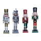 thumbnail image 5 of 4 Piezas De Figuras De Cascanueces De 12 Pulgadas, Figuras Decorativas De Navidad, Decoración Hecha A Mano, Estilo I, 5 of 5