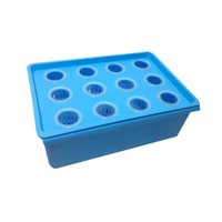 Ioensy - Caja De Cultivo Hidropónico Con 12 Orificios Herramientas Hidropónicas Para Verduras En Interiores Y Exteriores