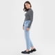 thumbnail image 4 of Jeans Mujer Straight Fit Elasticado Azul Medio Corona, 4 of 5