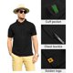 thumbnail image 2 of ZITY Mens Polo Shirt Short Sleeve Moisture Wicking Athletic, 2 of 3