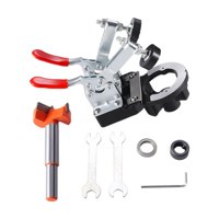 Magideal - Plantilla Para Taladrar Bisagras, Accesorio De Perforación De 35Mm, Abridor De Agujeros De Posicionamiento, Plantilla De Perforación Para Muebles,