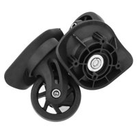 Magideal - 2 Piezas De Reparación De Ruedas De Equipaje, Fáciles De Instalar Para Maletas De Viaje, Ruedas De Repuesto Universales Con Rotación De 360 Grados