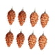 thumbnail image 4 of 8 Piezas De Decoraciones Colgantes De Cono De Pino Navide?o Para Corona, Etiqueta De Regalo, Bronce Para Exteriores, 4 of 5