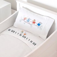 Tuyo Print - Juego De Sábanas Cuna Músicos