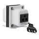thumbnail image 2 of Transformador De Electricidad 100W 220V A 110V Blanco, 2 of 3