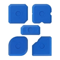 Ioensy - Juego De Herramientas Para Calafateo, Herramienta De Acabado De Sellador Compacto Para El Hogar, Baño, Inodoro, Azul, 5X