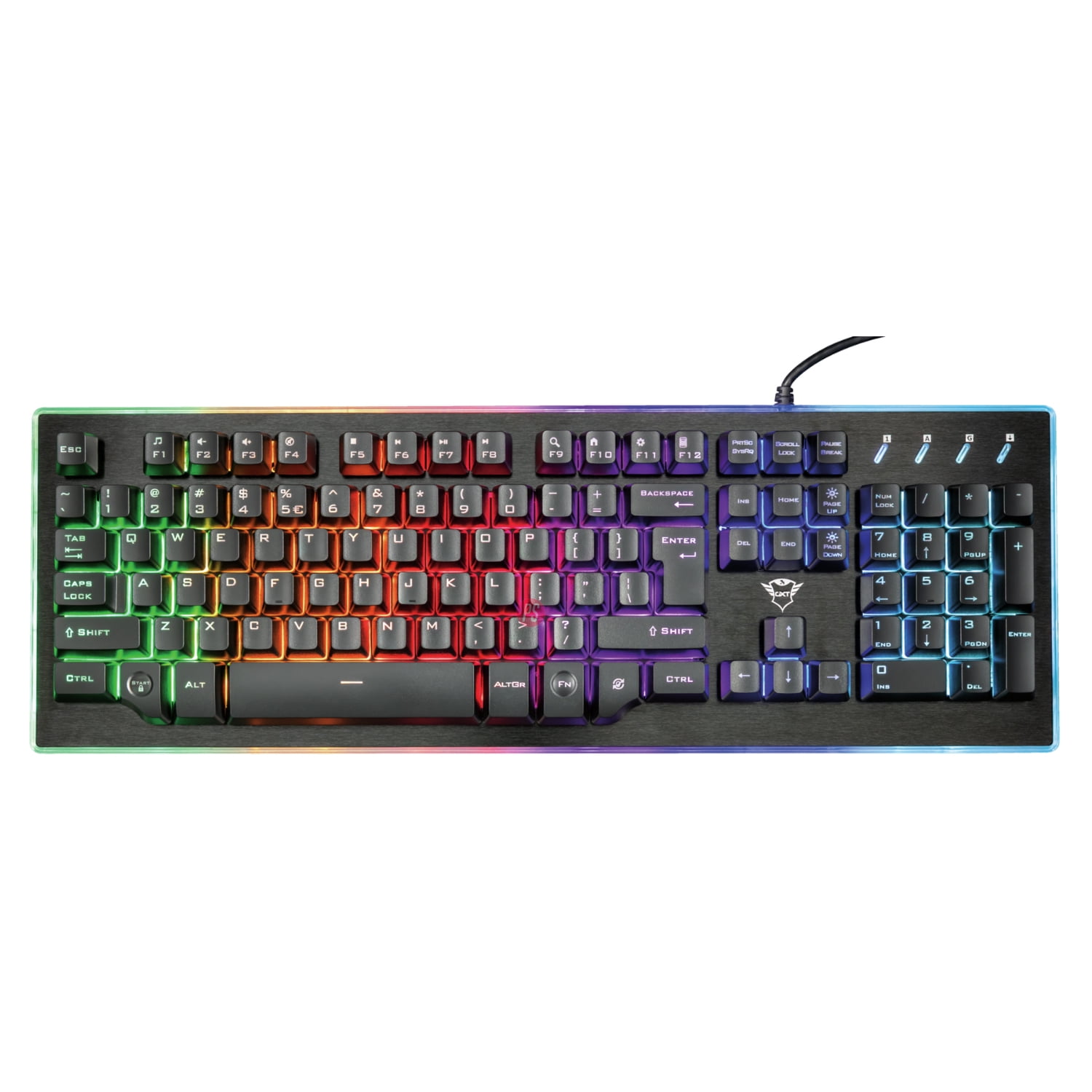 Trust - Teclado Gamer Semimecánico Gxt 860 Thura - Ps