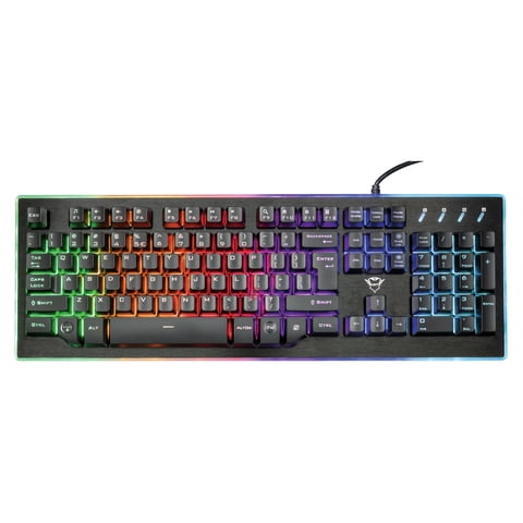 Trust - Teclado Gamer Semimecánico Gxt 860 Thura - Ps