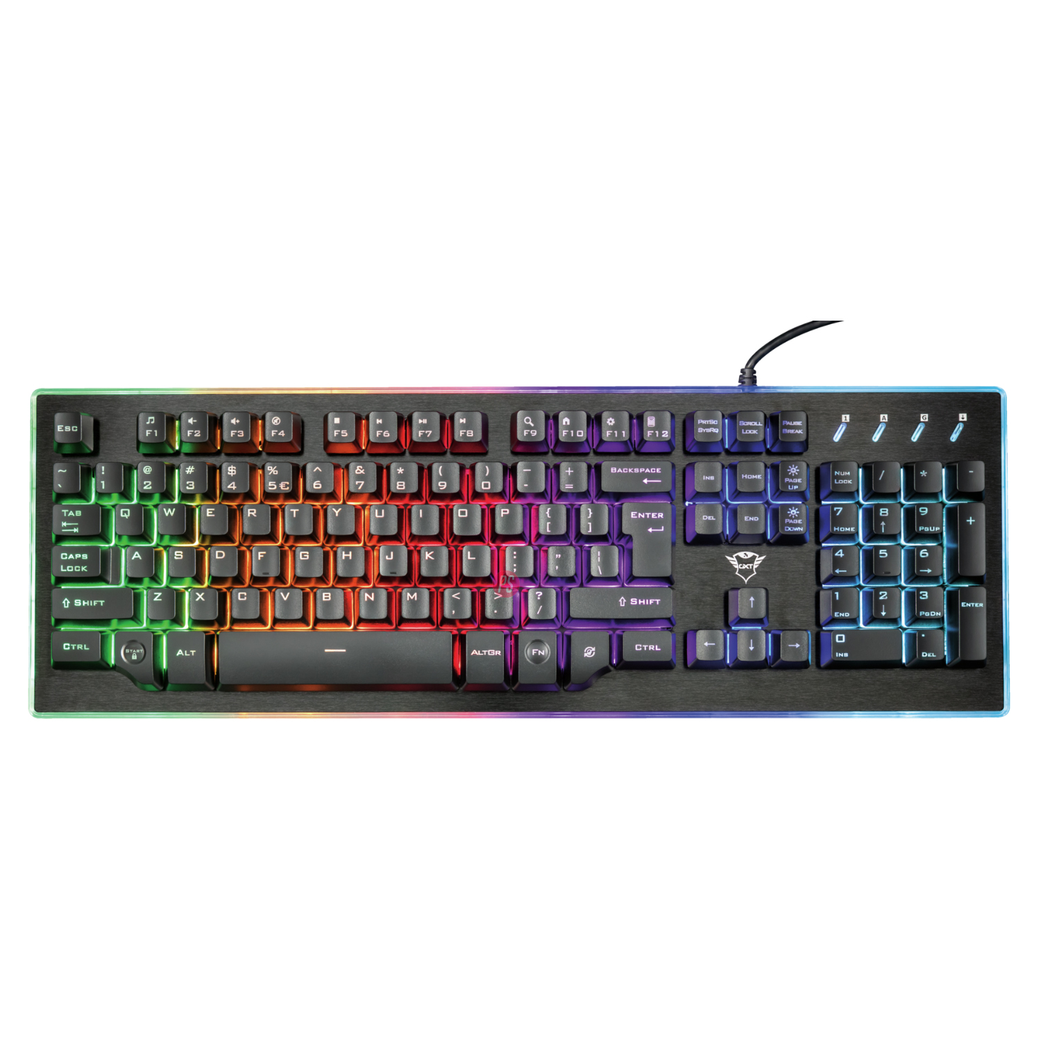 Trust - Teclado Gamer Semimecánico Gxt 860 Thura - Ps
