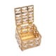 thumbnail image 1 of Caja De Joyería De Cristal Dorado, Cuentas De Anillo, Baratija, Recuerdo, Tesoro, Caja De Almacenamiento, 1 of 3
