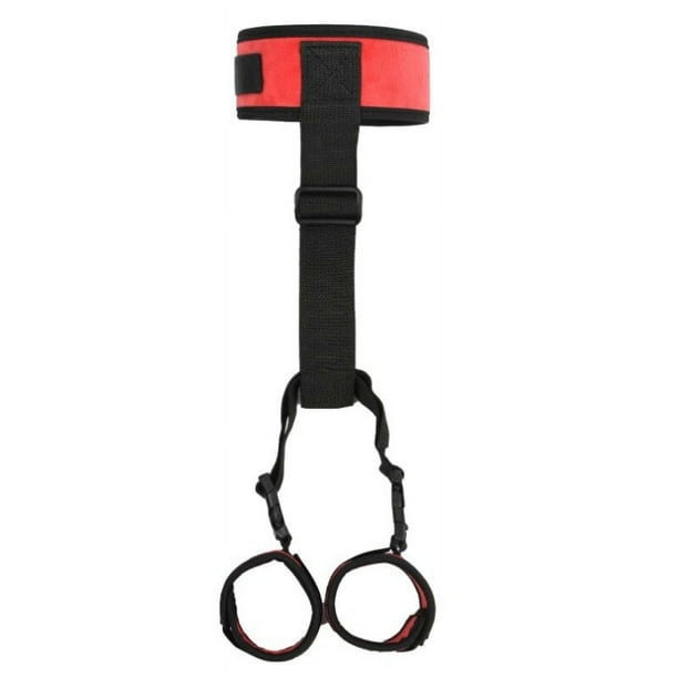 Soft Bondage Restraints BDSM Kit Couple Sex Toys Neck to Wrist Behind Back Handcuffs Collar Adult Sex Straps SM Game Play Gear