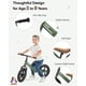 thumbnail image 4 of Bicicleta de equilibrio KRIDDO para niños pequeños de 2 a 5 años, ajustable, verde, 4 of 7