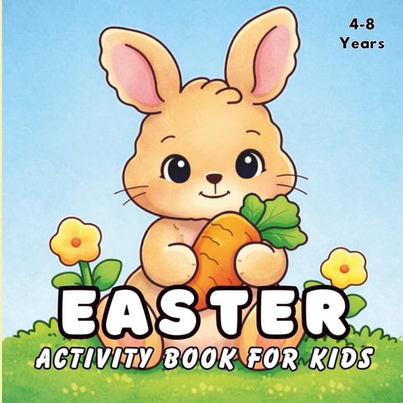 Libro de actividades para niños de 4 a 8 años, publicado de forma independiente, Pascua