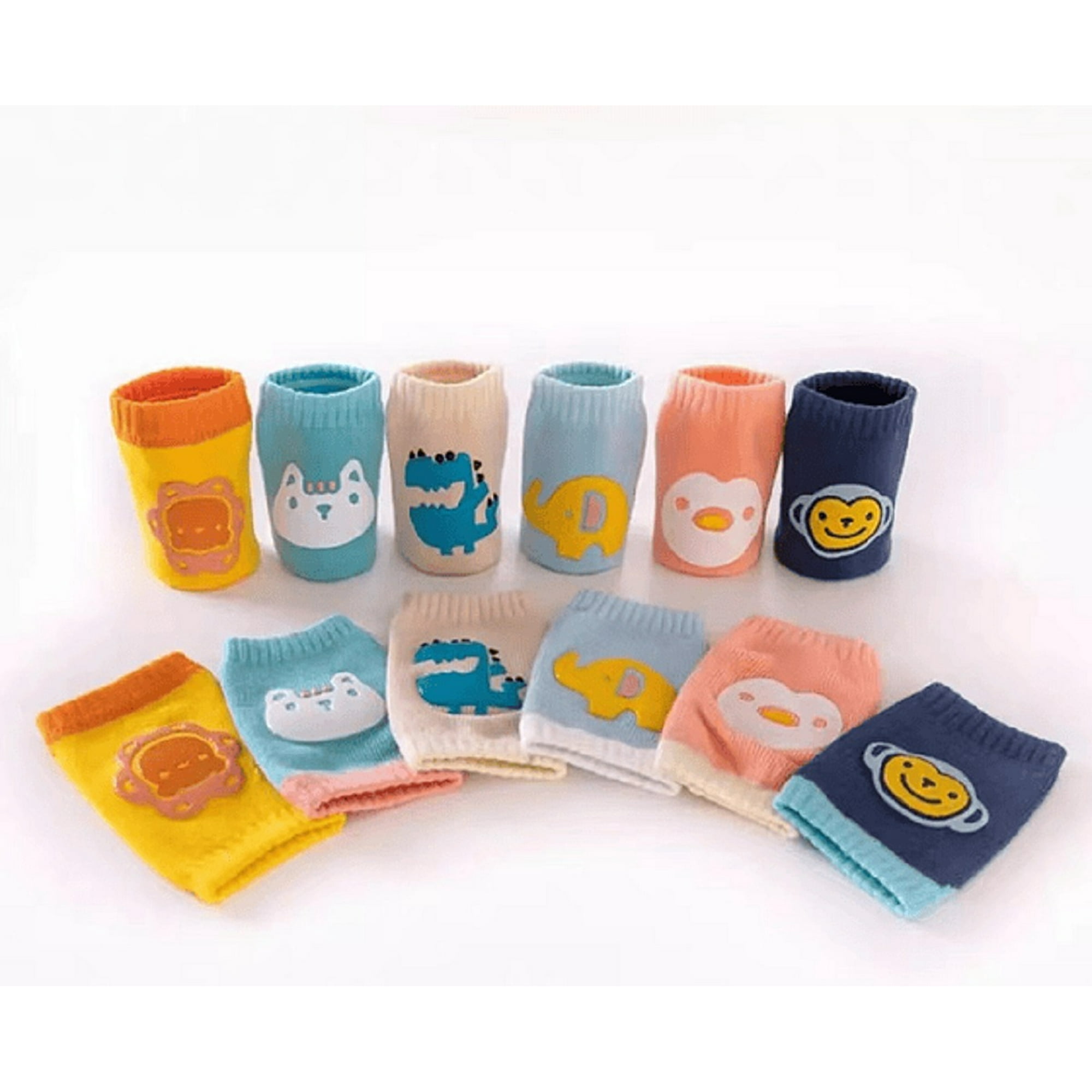 Genérico - Set 12 Rodilleras Unisex Proteccion Antideslizante Bebes Lau