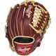 thumbnail image 4 of Guante de béisbol Rawlings 30 cm Burdeos con red Trap‑Eze modificada, 4 of 7