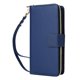 thumbnail image 1 of Funda Cartera con Cremallera y Correa para Samsung Galaxy A24 4G Soporte y Tarjetero Azul, 1 of 6
