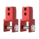 thumbnail image 2 of 2 piezas Dispositivo de elevación Almohadilla Amortiguador de extensión de altura con tornillos Piezas de repuesto universales Amortiguador trasero de Rojo, 2 of 5