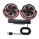 thumbnail image 4 of Ventilador De Coche, Ventilador De Refrigeración Portátil De Doble Cabezal De 3 Velocidades Para Vehículo SUV, 4 of 5