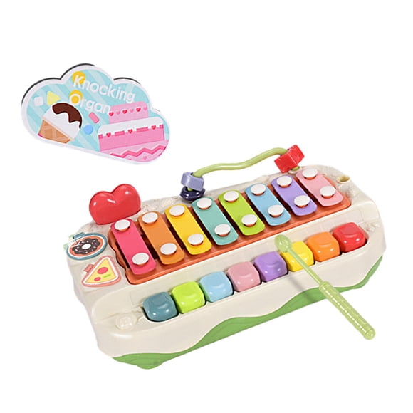 Juguete Musical Para Bebé, Piano Preescolar Para Tocar A Mano, Para Niños Y Niñas, Niños Mayores De 3 Años, Verde