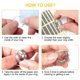 thumbnail image 4 of Ajustador de Anillos Feramox 48 uds Tono Plateado 3-8 mm, 4 of 7