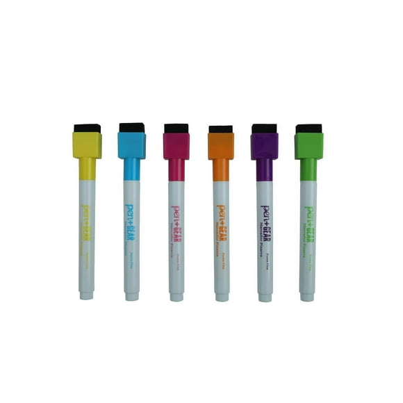 Plumones de Pizarra Brillante Mini 6 Un, 1 Un