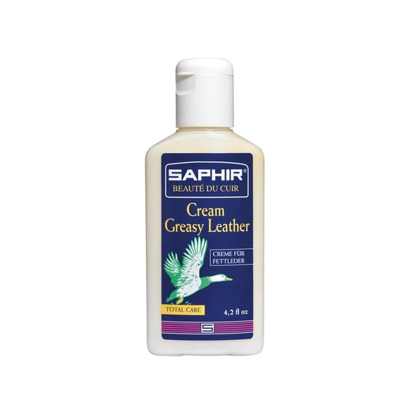Crema para cuero engrasado SAPHIR Creme Cuir Gras 125 ml, neutra