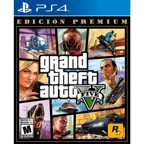 Playstation - Videojuego Grand Theft Auto V Premium Edition Latam Ps4