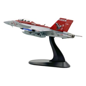 Bothyi - Modelo De Avión De Simulación De Caza F18 A Escala 1/100 Para Estantería, Dormitorio Y Mesa.