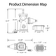 thumbnail image 3 of Exprimidor Extractor De Jugo Manual De Frutas Verduras, 3 of 4