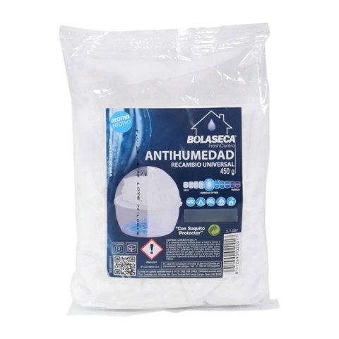 Recarga Antihumedad 450G Bolaseca Clóset Hogar