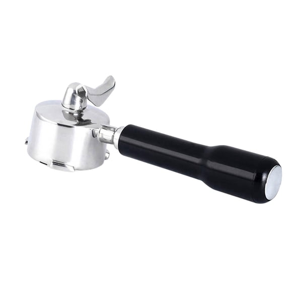 Soporte para máquina de café espresso de 51mm, boquillas dobles de filtro fino para EC680 685, accesorios para Barista, suministros para cafetería par , Negro