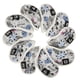 thumbnail image 1 of Juego De Fundas Para Cabezas De Palos De Golf, Protección De PU, 3-9,PW,AW,SW, 10x, 1 of 5