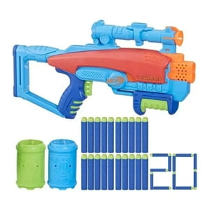 Hasbro - Juguete Lanzador De Dardos Nerf Jr Con 20 Dardos Infantil