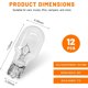 thumbnail image 2 of Lámpara 921 T15 12v 16w Pack 12 Auto, 2 of 3