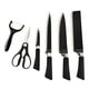 thumbnail image 1 of Set de 6 Cuchillos de Cocina Tijeras Pelador Carnicero, 1 of 3
