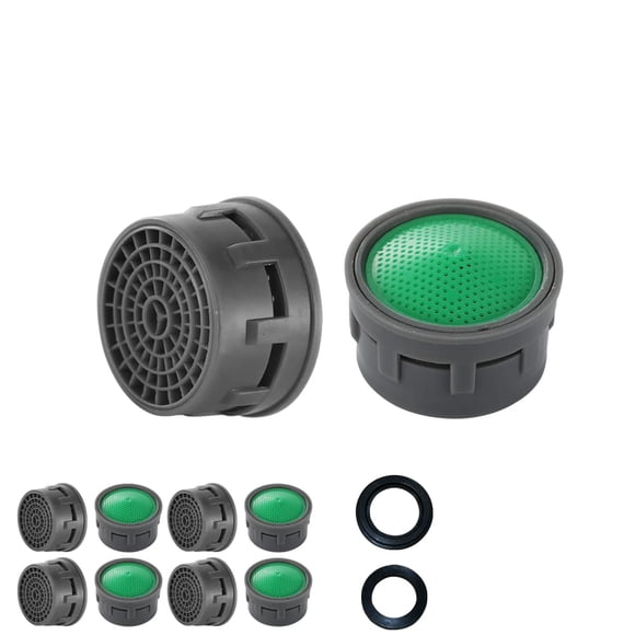 JQK Aireador de Grifo, Insertos de Aireador de 4.75 GPM, Pack de 10 Repuestos – Compatibles solo con Grifos de Lavabo de Baño, FAG-P10