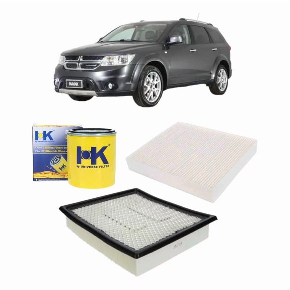 Kit Filtros Dodge Journey Motor 2.4 2009 al 2019 Aceite Aire