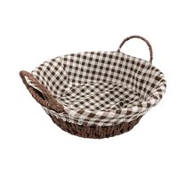 Oem - Cesta Panera Tejida Cesta De Pan Ovalada 25X8Cm